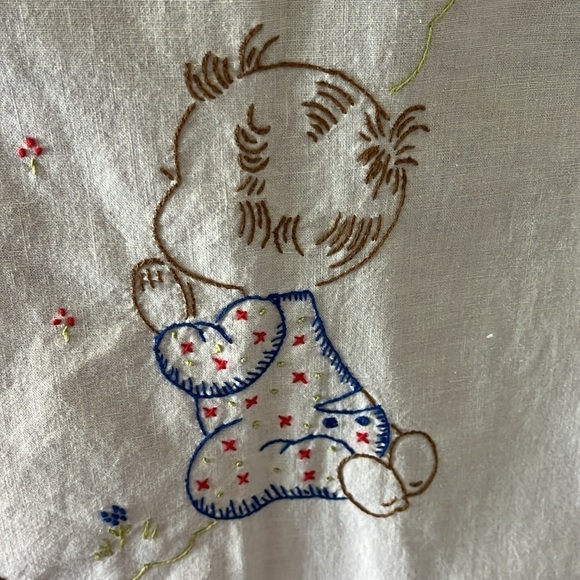 Vintage hand embroidered “Now I lay me down to sleep” prayer. - Picture 5 of 13